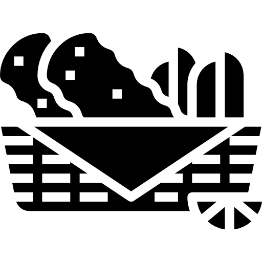피쉬 앤 칩스 Aphiradee (monkik) Fill icon