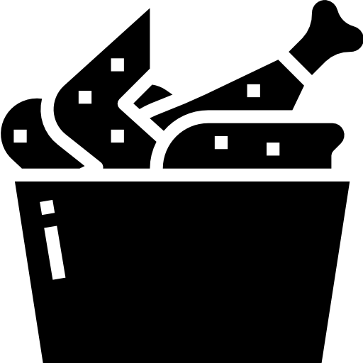 닭 튀김 Aphiradee (monkik) Fill icon