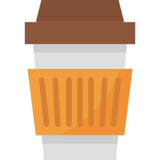 filiżanka kawy Aphiradee (monkik) Flat ikona