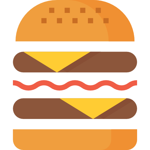 burger Aphiradee (monkik) Flat icon