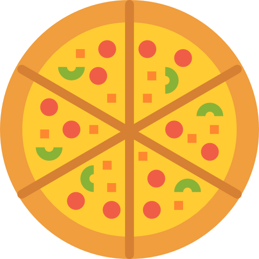 pizza Aphiradee (monkik) Flat ikona