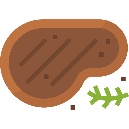 steak Aphiradee (monkik) Flat icon