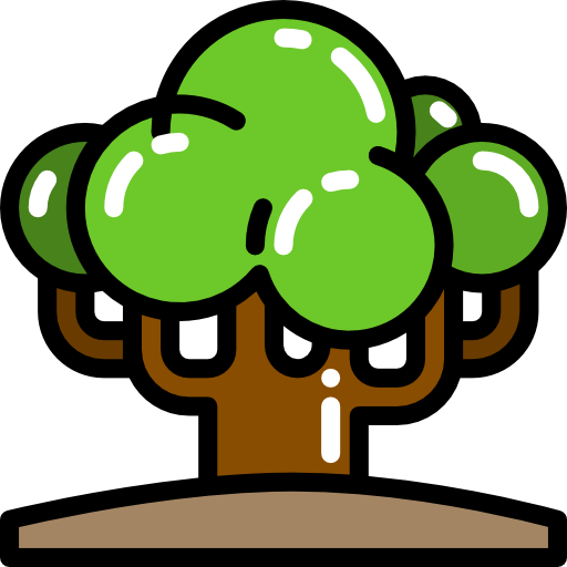 Tree Skyclick Lineal Color icon