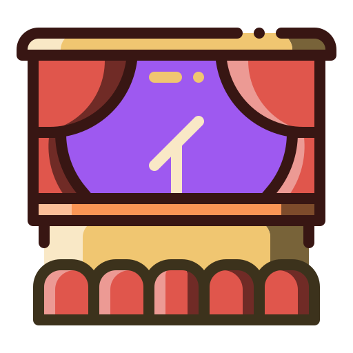 Theater Generic color lineal-color icon