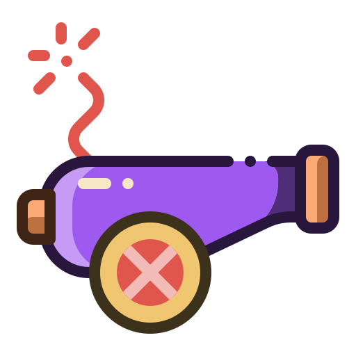 Cannonry Generic color lineal-color icon
