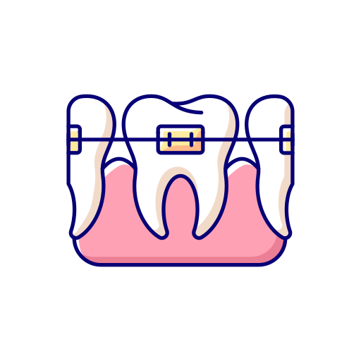 odontología Generic color lineal-color icono