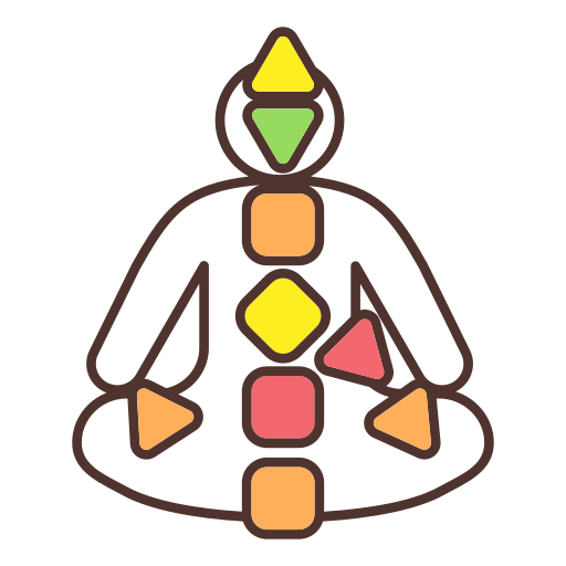 瞑想 Generic color lineal-color icon
