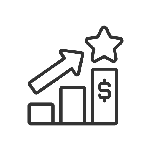 Forecast financials Generic outline icon