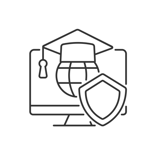 Online security Generic outline icon