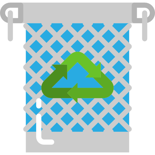Recycling bin Skyclick Flat icon