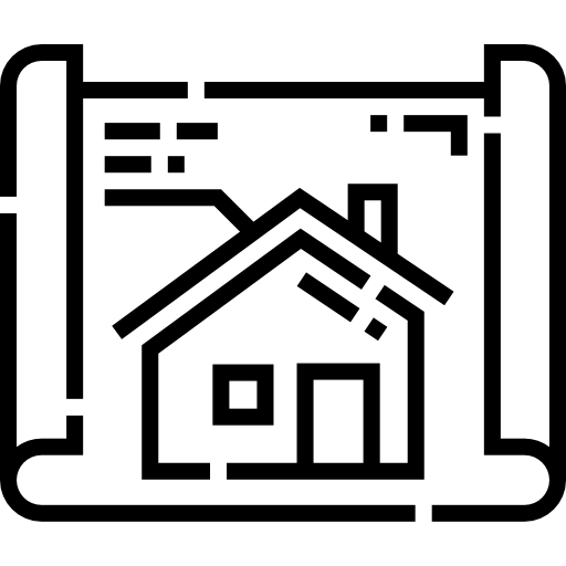 planimetria Detailed Straight Lineal icona