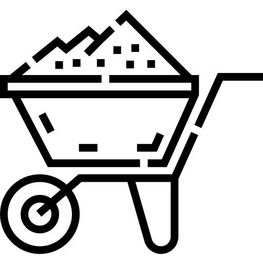 Wheelbarrow Detailed Straight Lineal icon