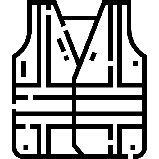 チョッキ Detailed Straight Lineal icon