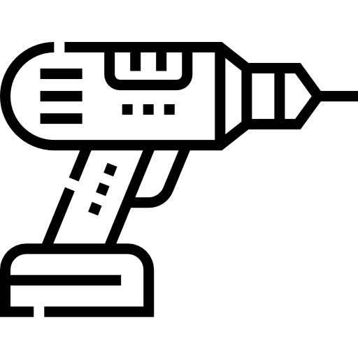 taladrador Detailed Straight Lineal icono