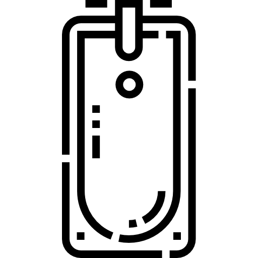 bañera Detailed Straight Lineal icono