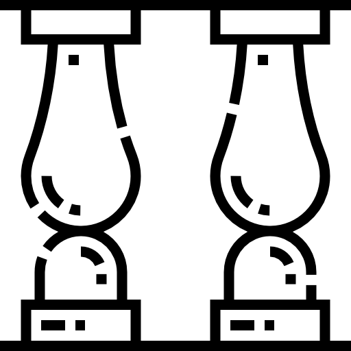 columnata Detailed Straight Lineal icono