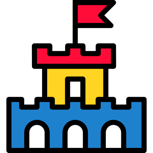 Castle Skyclick Lineal Color icon