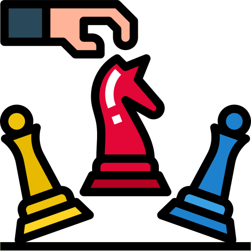 scacchi Skyclick Lineal Color icona