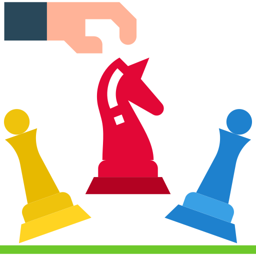 Chess Skyclick Flat icon