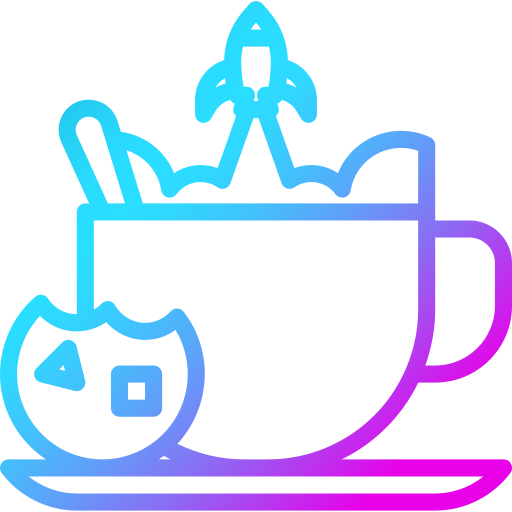 커피 Skyclick Gradient icon