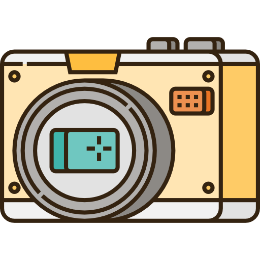 cámara fotográfica Amethys Design Lineal Color icono