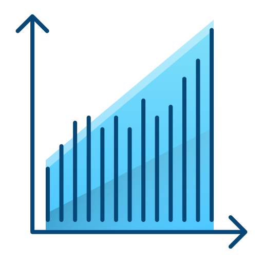 Statistics Generic color lineal-color icon