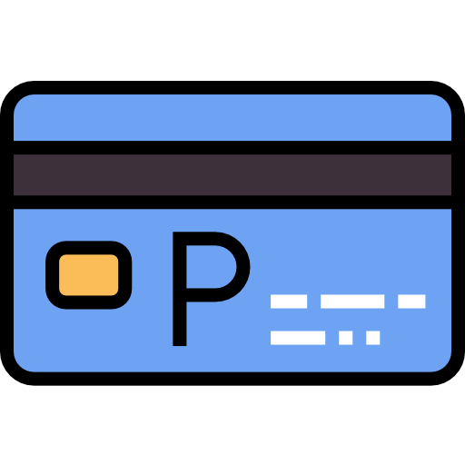 Parking card Detailed Straight Lineal color icon