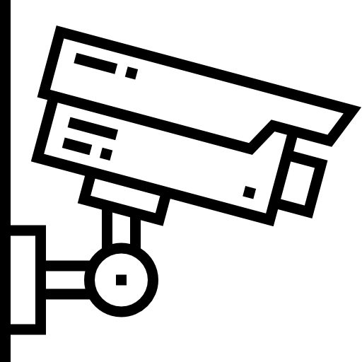 circuito cerrado de televisión Detailed Straight Lineal icono