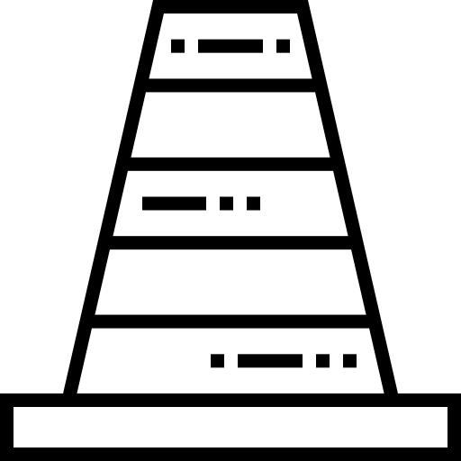 교통 Detailed Straight Lineal icon