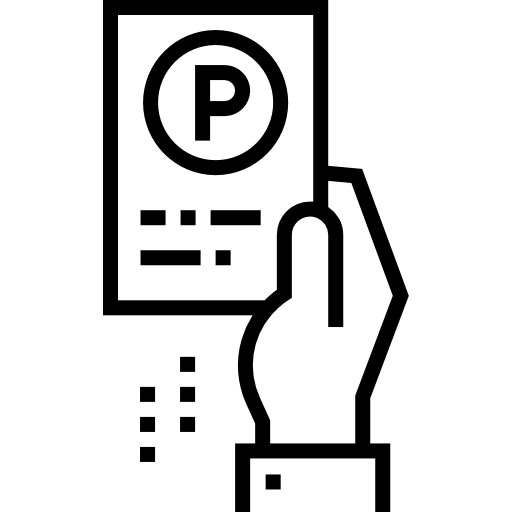 パーキングチケット Detailed Straight Lineal icon