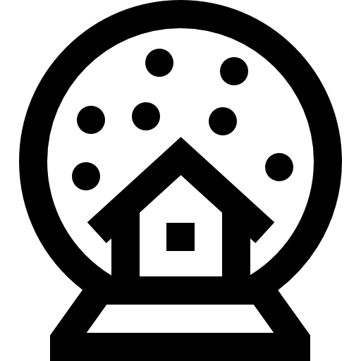 schneekugel Super Basic Straight Outline icon