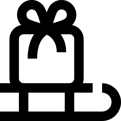 썰매 Super Basic Straight Outline icon