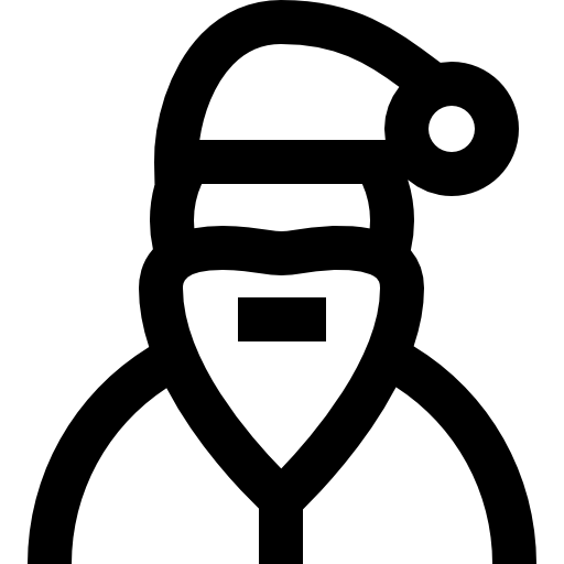 weihnachtsmann Super Basic Straight Outline icon