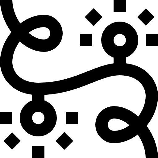 Garland Super Basic Straight Outline icon