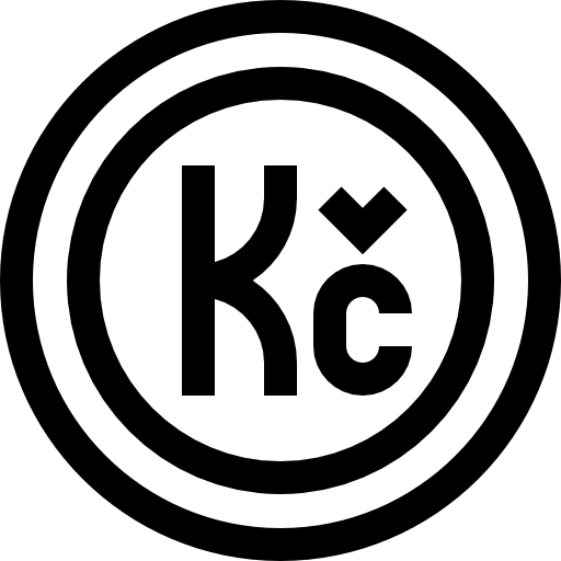 koruna Basic Straight Lineal icono