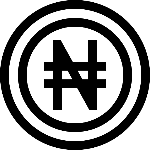 naira Basic Straight Lineal icono