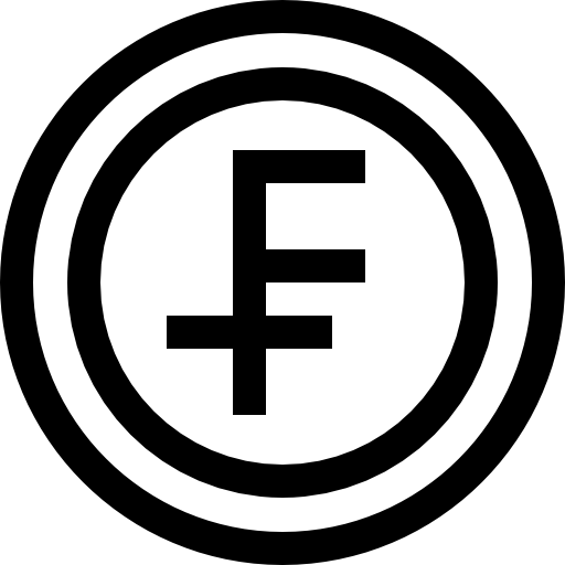 frank szwajcarski Basic Straight Lineal ikona