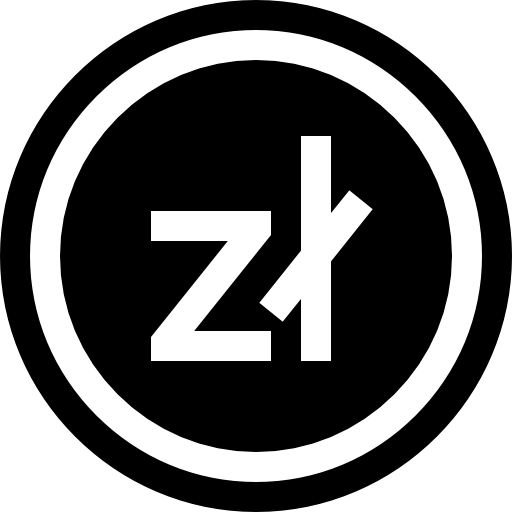 Zloty Basic Straight Filled icon
