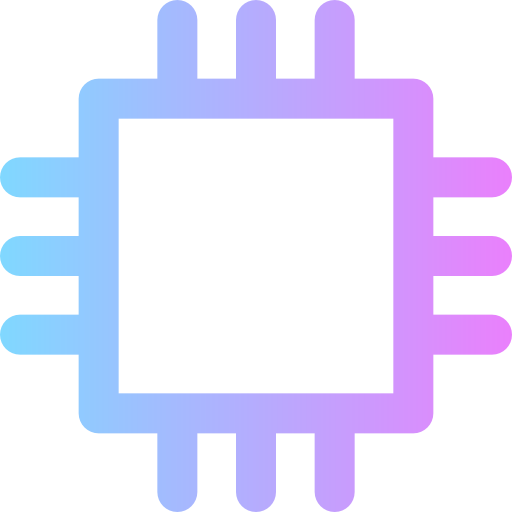 procesor Super Basic Rounded Gradient ikona