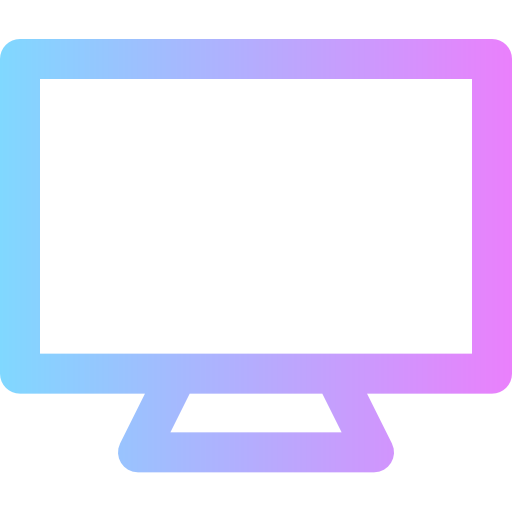 Desktop Super Basic Rounded Gradient icon