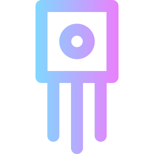 トランジスタ Super Basic Rounded Gradient icon