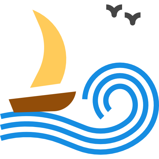 barca a vela turkkub Flat icona