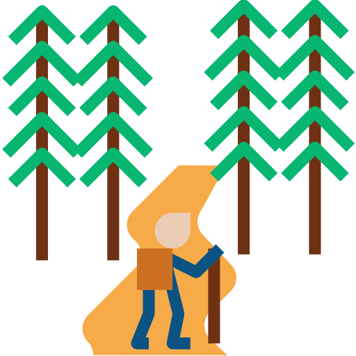 등산 turkkub Flat icon