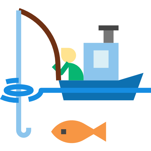 pescar turkkub Flat icono