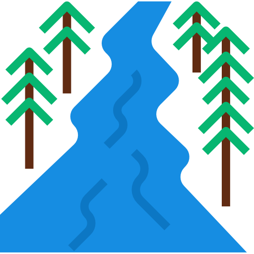 río turkkub Flat icono