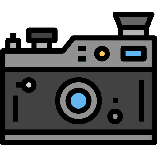 Camera turkkub Lineal Color icon