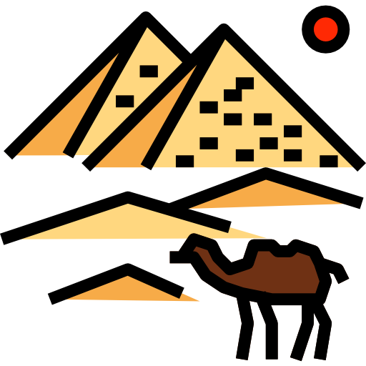 Pyramid turkkub Lineal Color icon