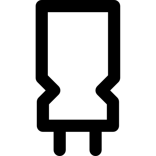 コンデンサ Super Basic Rounded Lineal icon