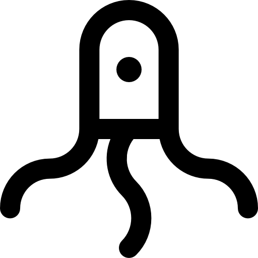 nanorobot Super Basic Rounded Lineal icona