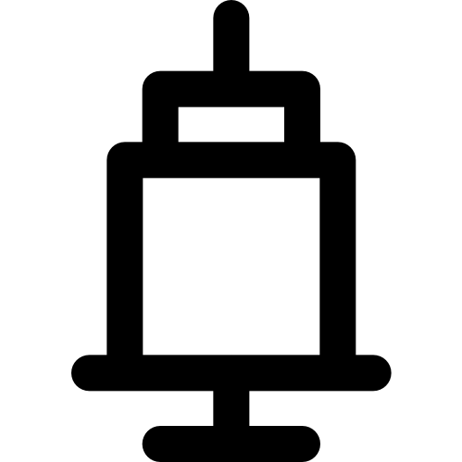 jeringuilla Super Basic Rounded Lineal icono